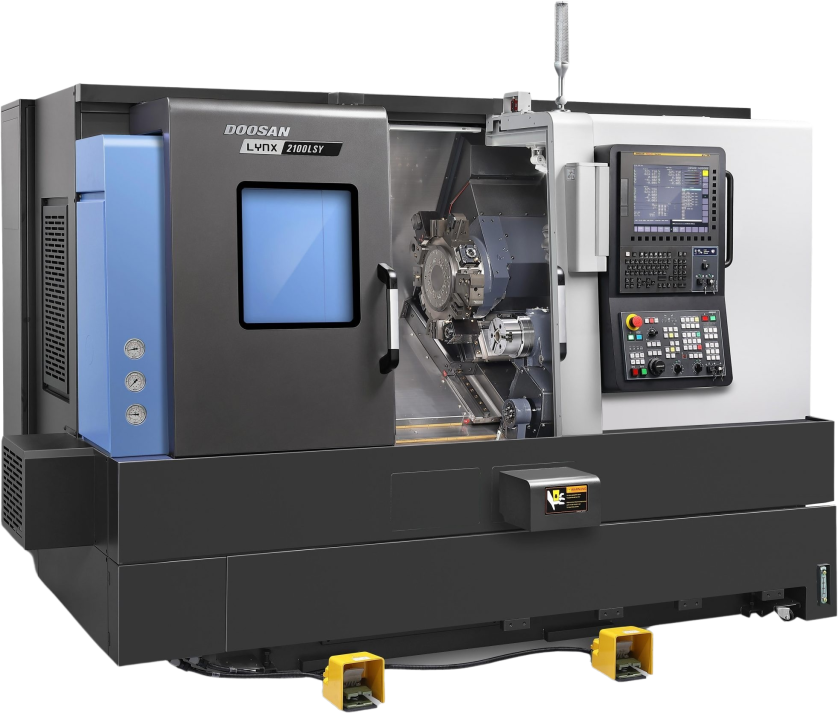 Doosan Lynx 2100LSYA CNC Horizontal Single Turret Lathes