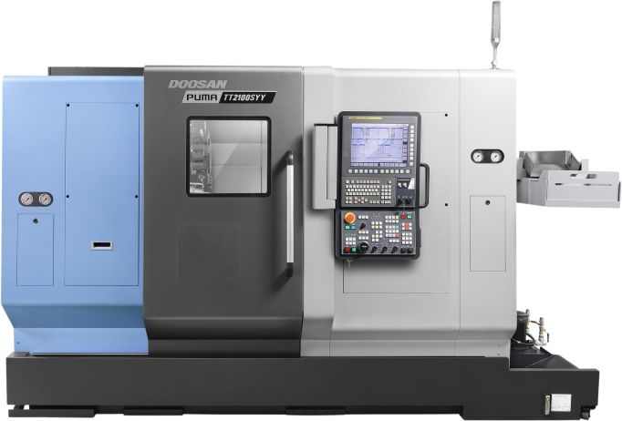 Doosan Puma TT2100SYY Twin Turret Horizontal CNC Lathes