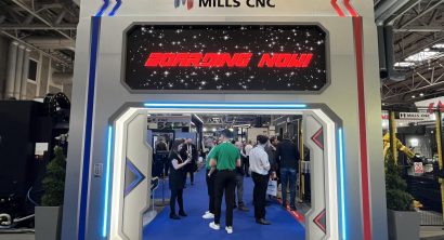 Entrance to the Mills CNC stand at MACH 2024