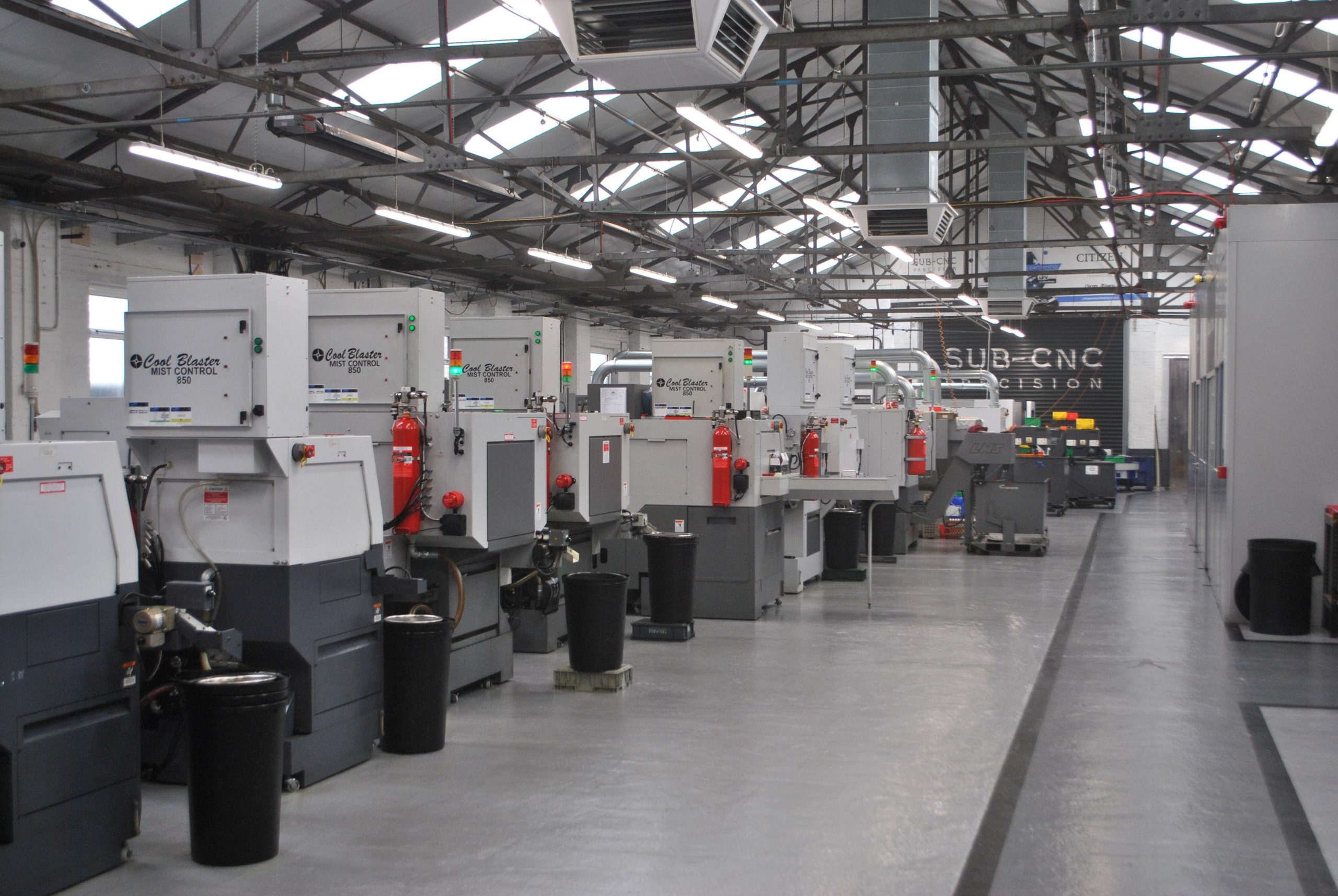 The Sub-CNC machine tooling facility