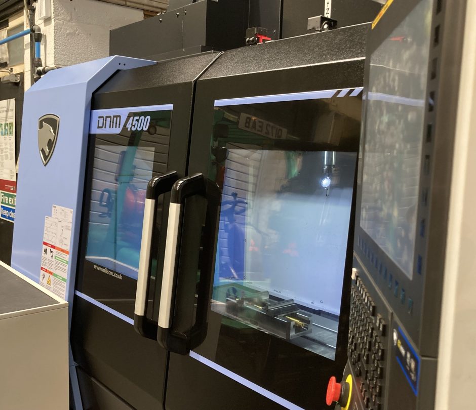 DN Solutions’ Fourth Generation DNM 4500 vertical machining centre at Dromafield Engineering