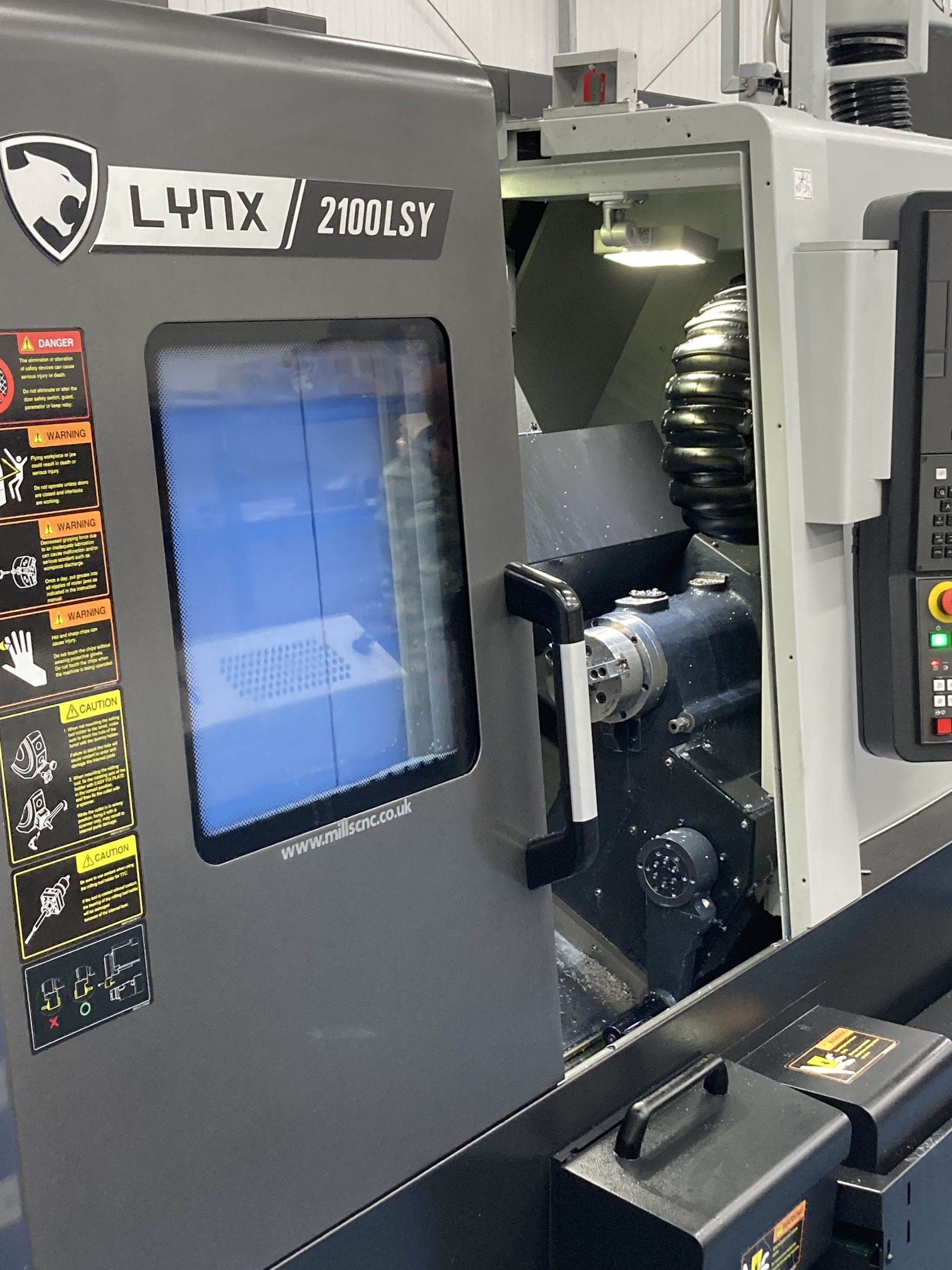 Lynx 2100LSYB multi-tasking lathe