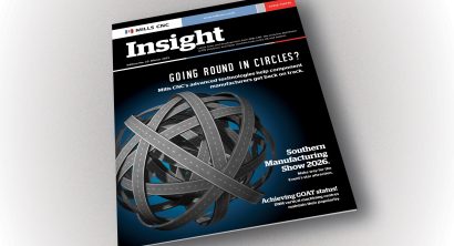 Front cover of Mills CNC's Insight Magazine: Winter 2025