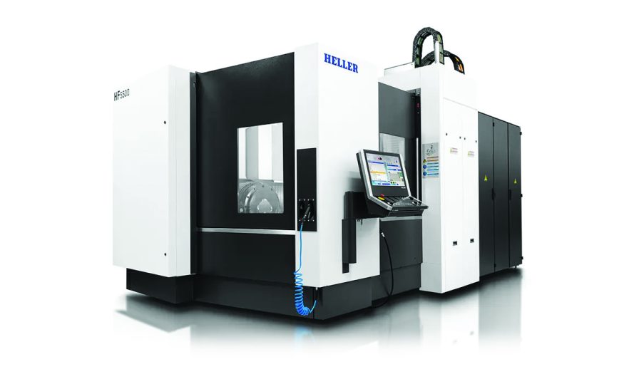 HELLER HF 5500 simultaneous 5-axis horizontal 5-axis machining centre