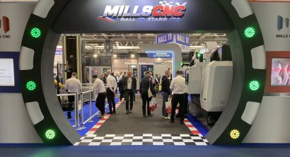 The MIlls CNC stand at MACH 2026