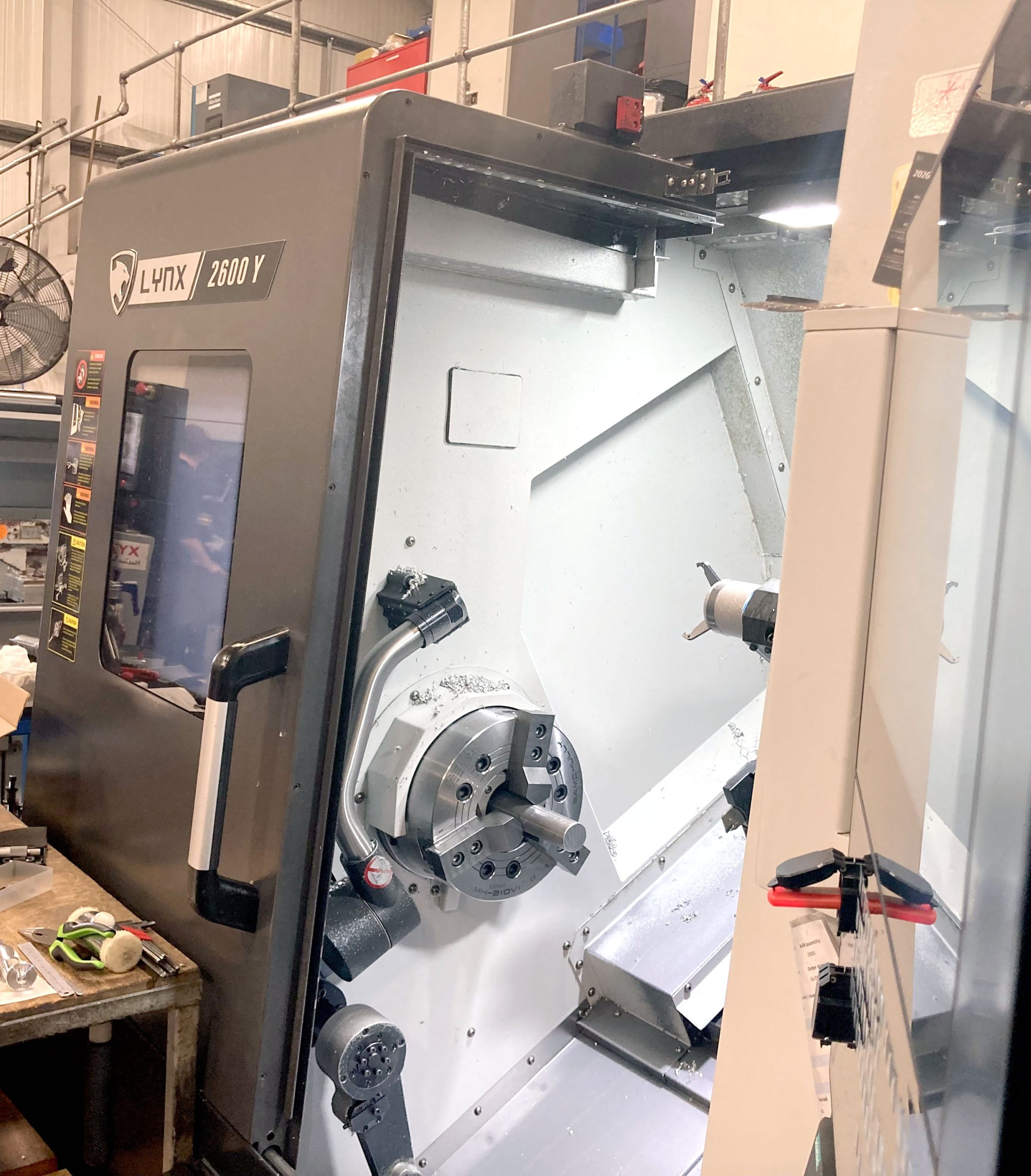 Lynx 2600Y multi-tasking lathe at Complete Engineering