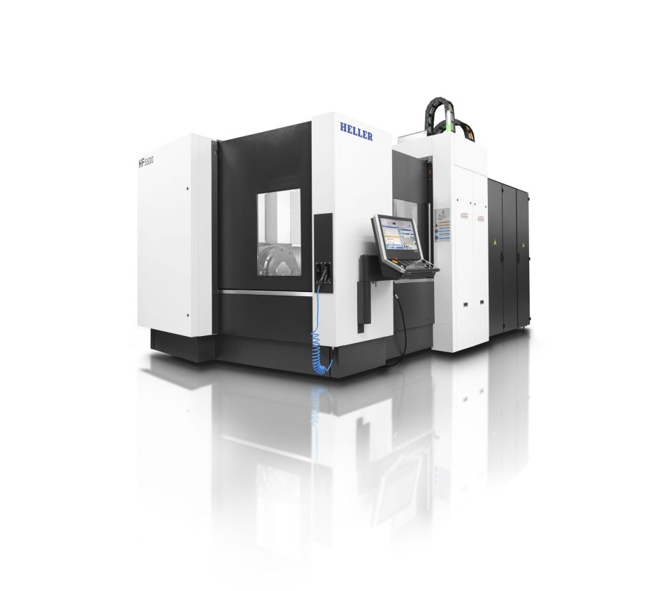 Heller HF 5500 FLEX horizontal simultaneous 5-axis mill-turn machine