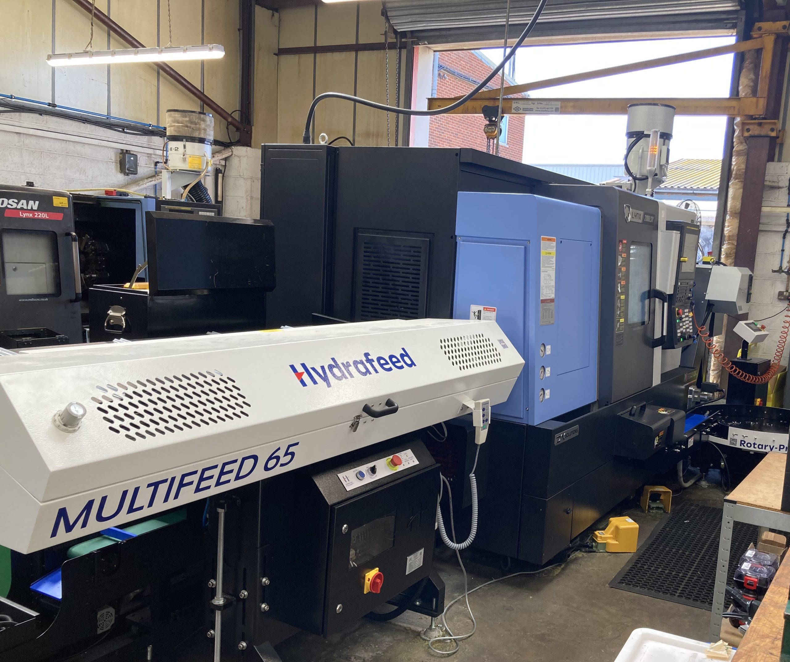 DN Solutions’ Lynx 2100LSYB multi-tasking lathe at Monard Precision